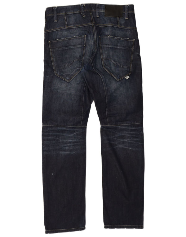 Jack & Jones Blugi Drepți Anti Fit pentru bărbați W32 L32 Bumbac albastru