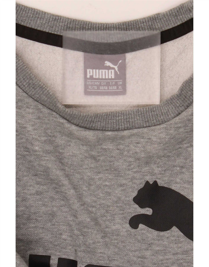 Hanorac grafic pentru bărbați Puma Jumper XL, gri, pete