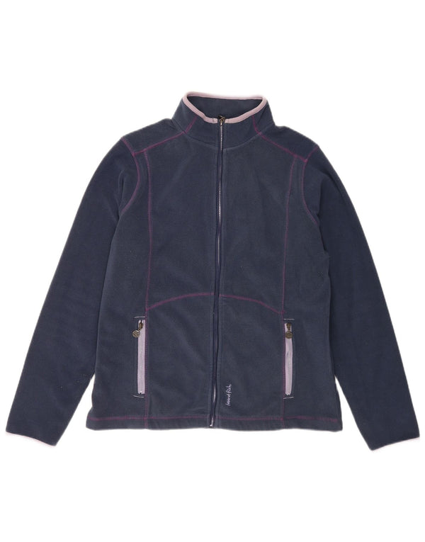 Jachetă polară pentru femei Weird Fish UK 12 Medium Bleumarin Poliester