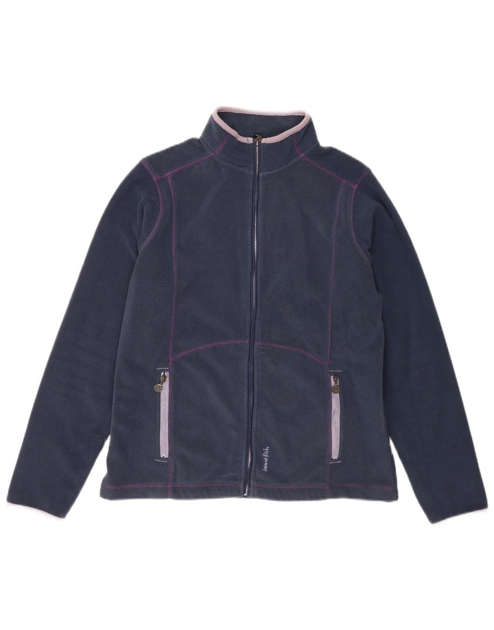 Jachetă polară pentru femei Weird Fish UK 12 Medium Bleumarin Poliester
