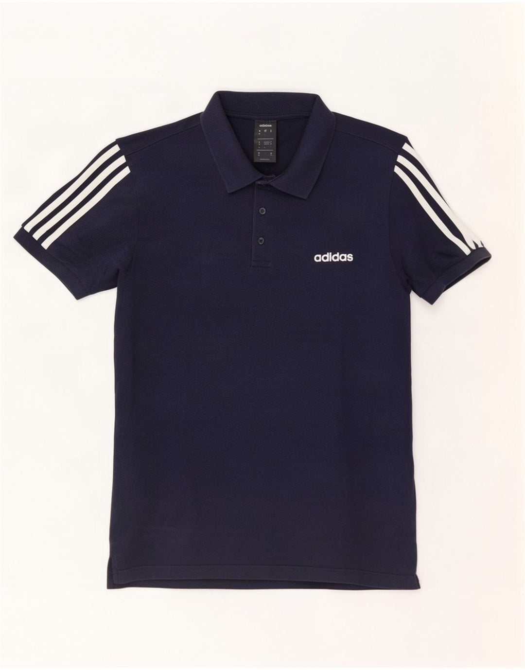 Tricou polo pentru bărbați Adidas, mare, albastru, bumbac