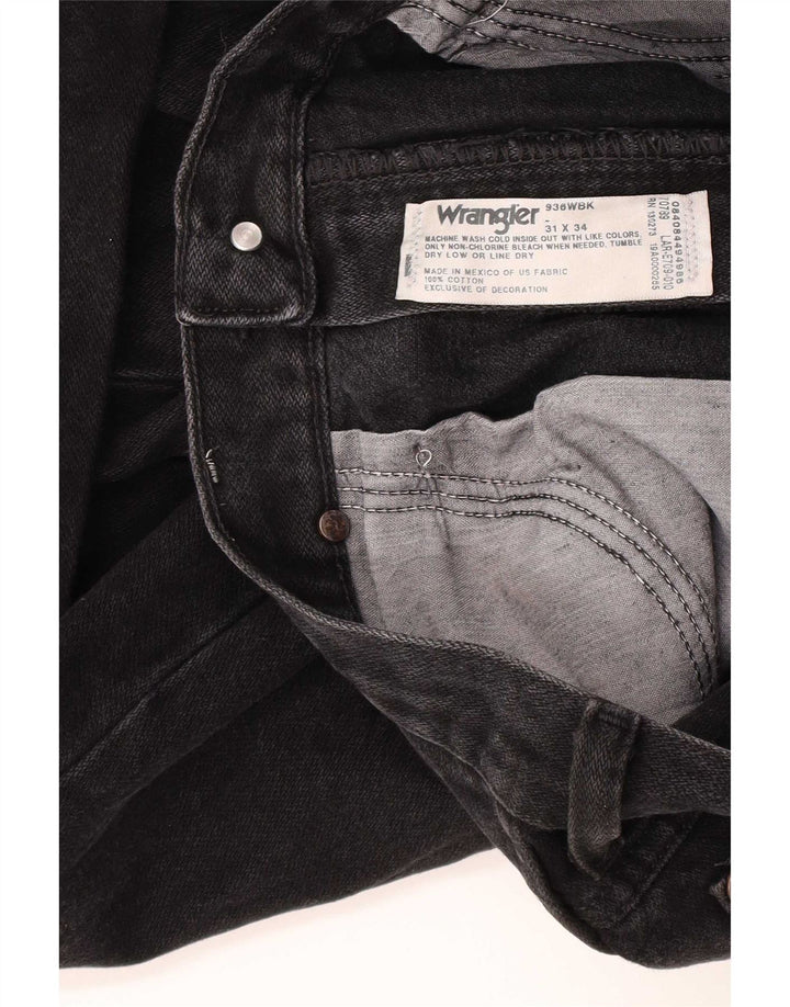 Blugi drepti pentru femei Wrangler W31 L34 bumbac negru