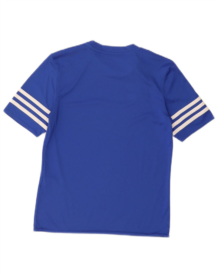 Tricou Adidas Climalite pentru baieti Top 11-12 ani mare poliester albastru