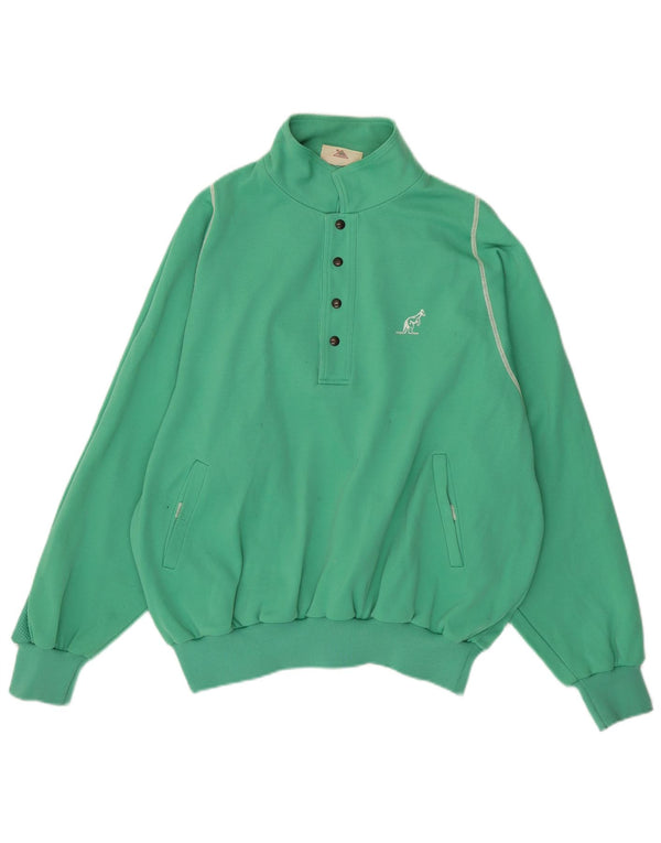 AUSTRALIAN L'ALPINA Hanorac polo pentru bărbați Pulover IT 54 XL Bumbac verde