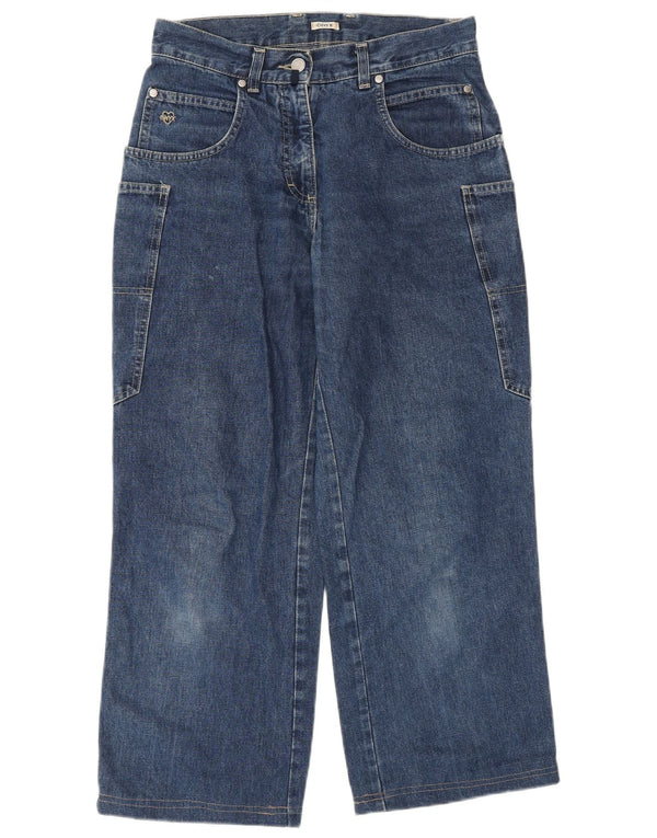 Onyx Blugi Cargo Loose pentru Damă IT 40 Small W30 L27 Blue Bumbac