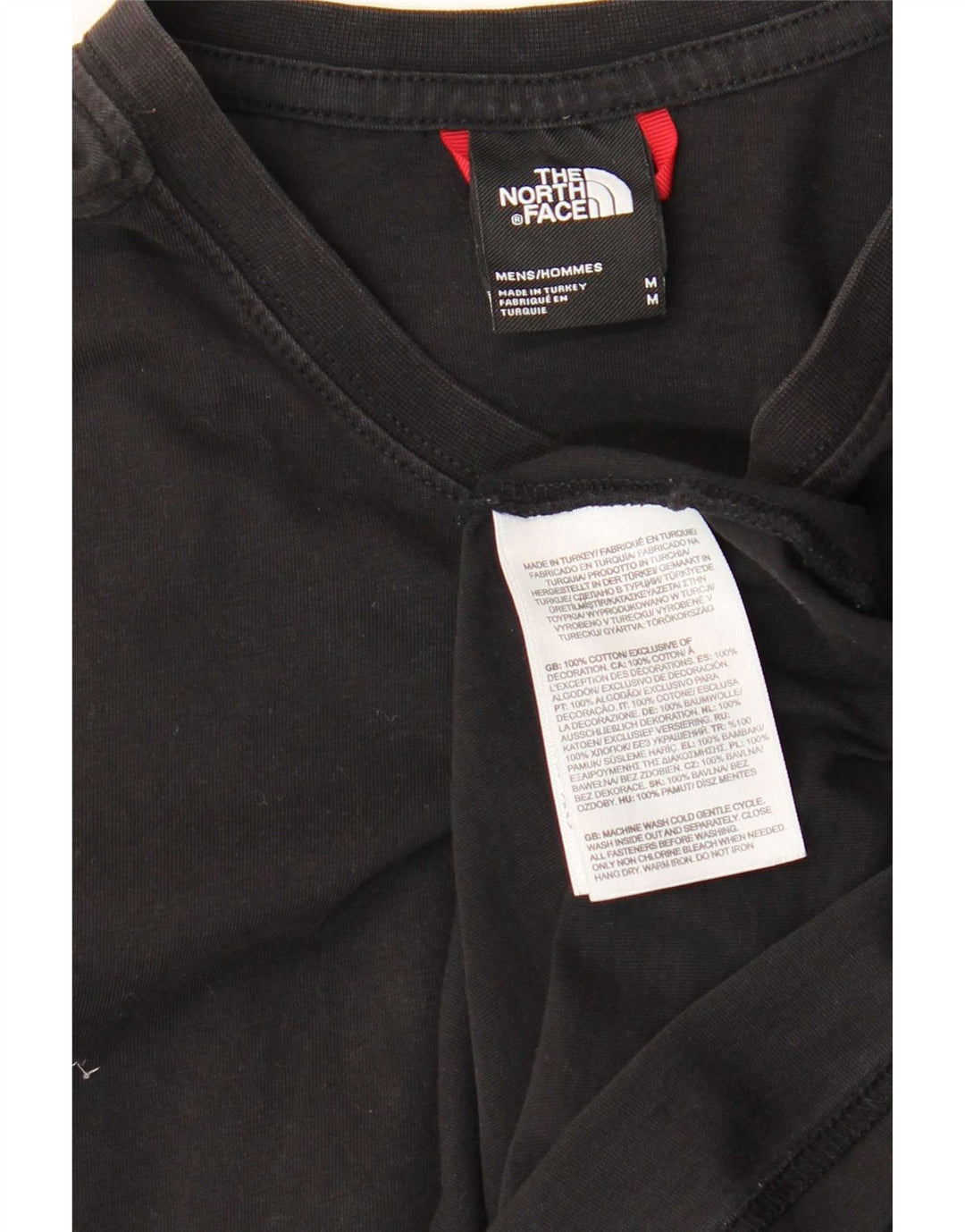 Tricou grafic pentru bărbați The North Face Top Medium Black Bumbac
