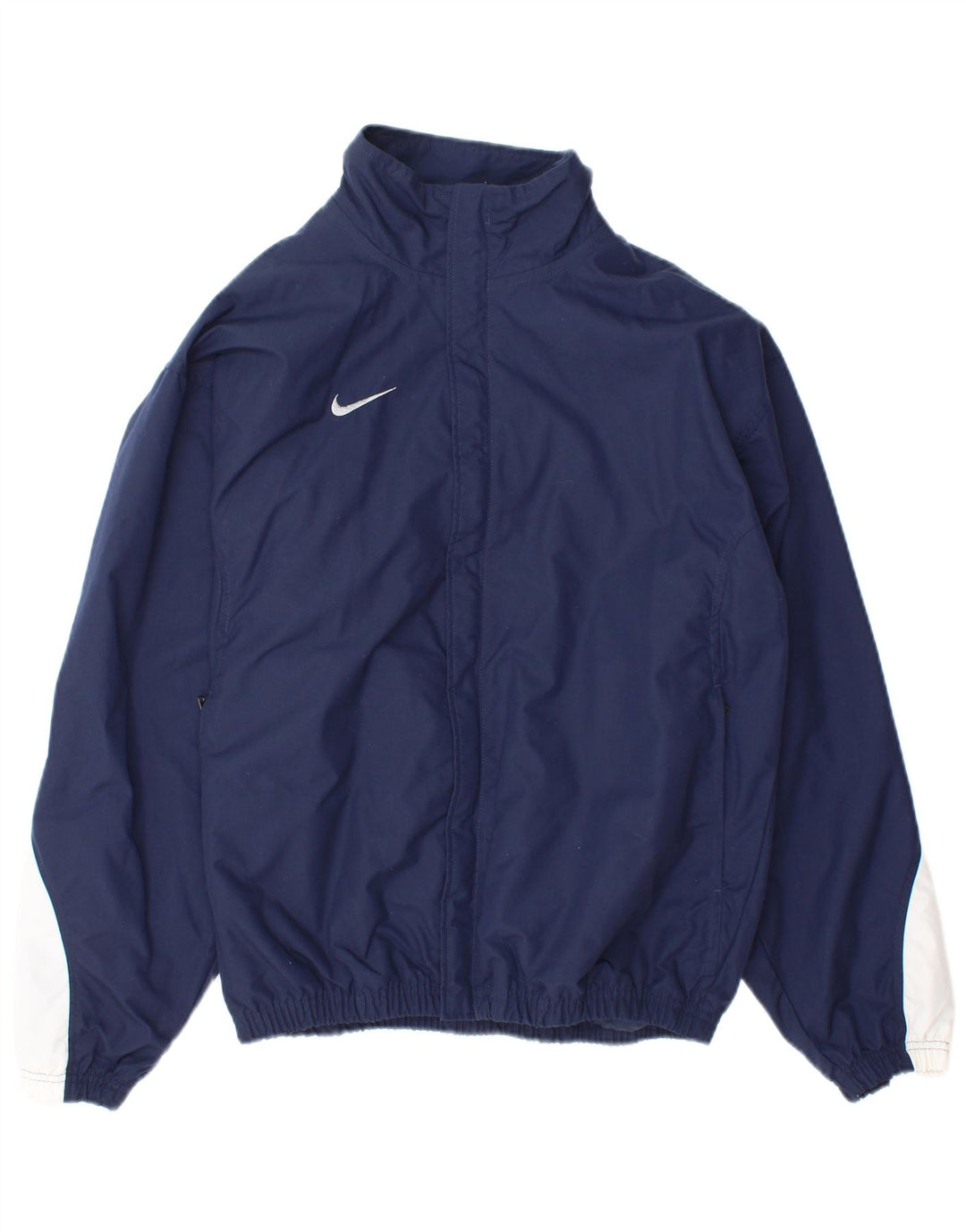 Jachetă bomber Nike pentru bărbați Marea Britanie 35/37 Mic, albastru bleumarin, nailon color bloc