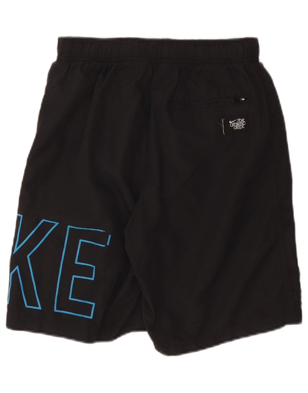 Pantaloni scurți sport grafic Nike pentru bărbați, nailon mic, negru