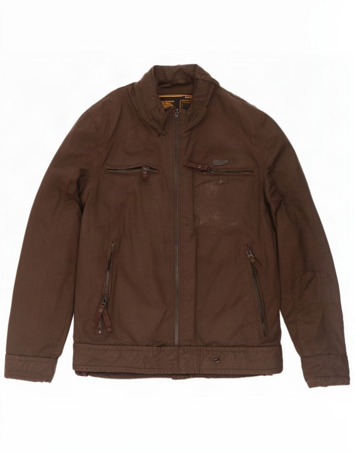 Jachetă Bomber pentru bărbați Superdry din bumbac cerat UK 40, mare, kaki