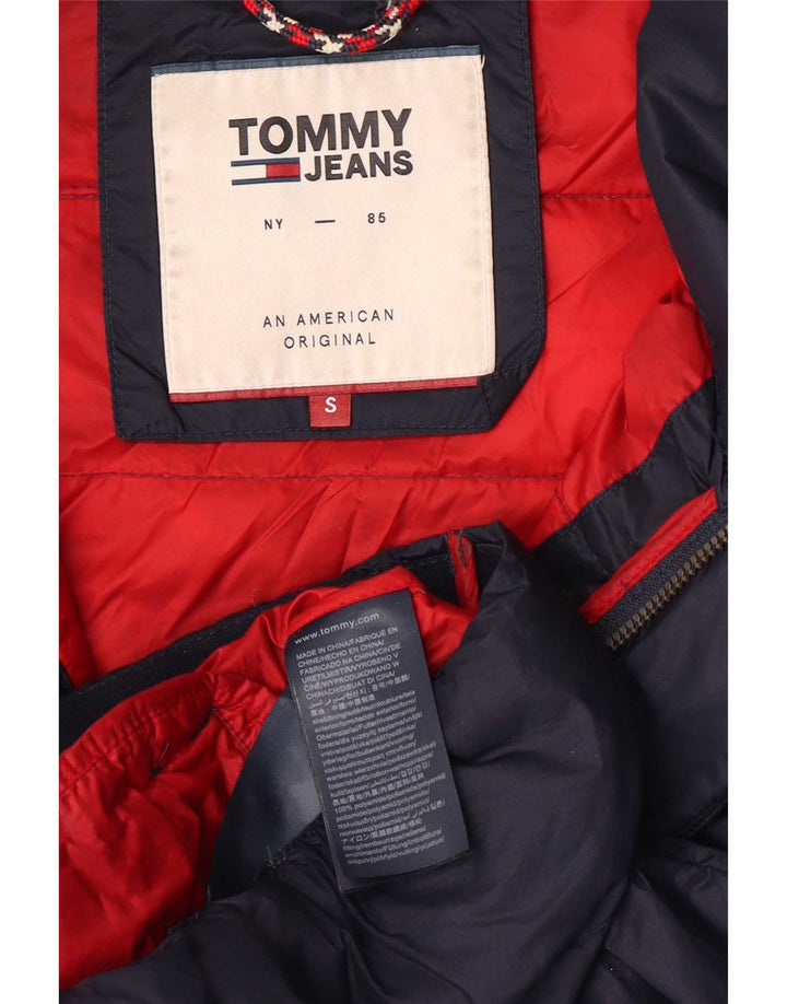 Jachetă căptușită pentru bărbați Tommy Hilfiger UK 36 Poliamidă mică bleumarin