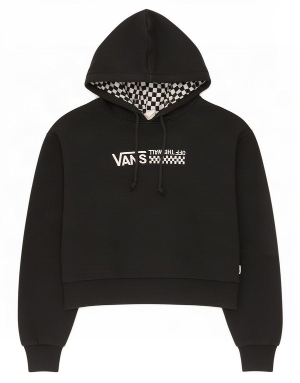 Jumper Vans Crop Graphic pentru femei UK 8 Small Black
