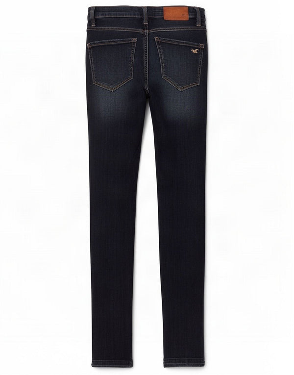 Hollister Womens Ultra High-Rise Skinny Jeans W25 L28 Blue Cotton