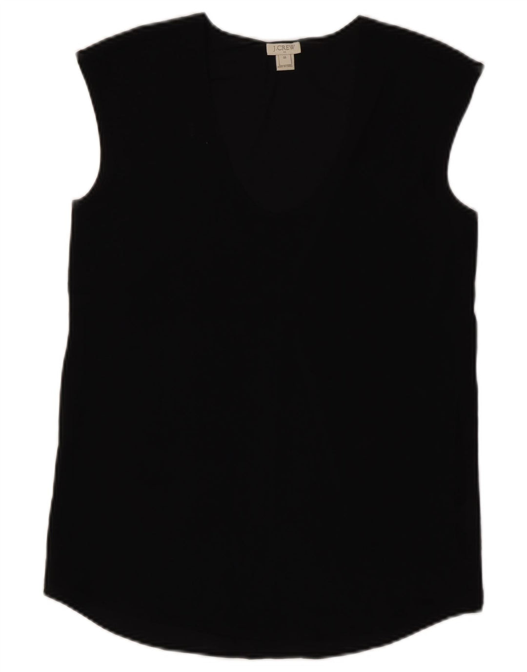 Bluză fără mâneci pentru femei J. CREW US 00 2XS Poliester negru