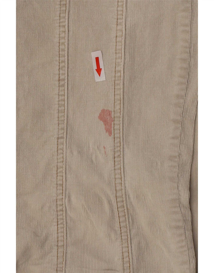 Pantaloni din velur evazat pentru femei Fishbone L27 L32 Bej