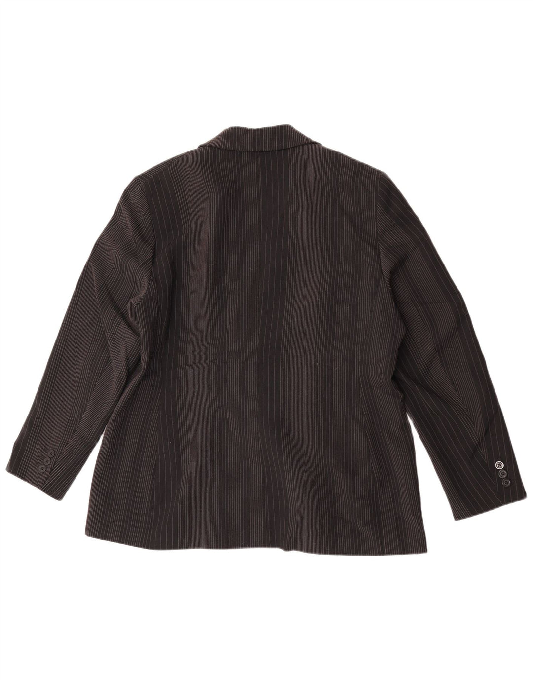 Jachetă pentru femei Marks & Spencer cu 2 nasturi, UK 14, mare, neagră, cu dungi