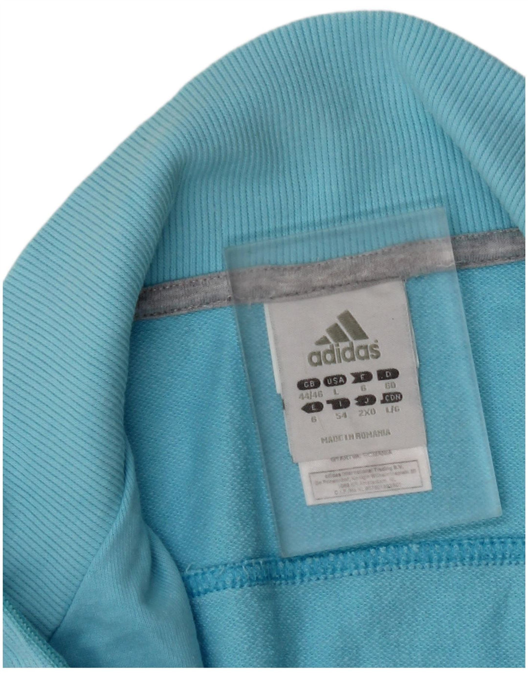 Jachetă de trening pentru femei ADIDAS EU 44/46 Bumbac albastru mare