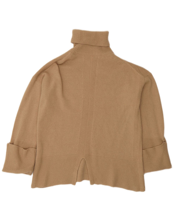 Reiss Pulover supradimensionat cu gât rulat pentru femei UK 6 XS Lână bej