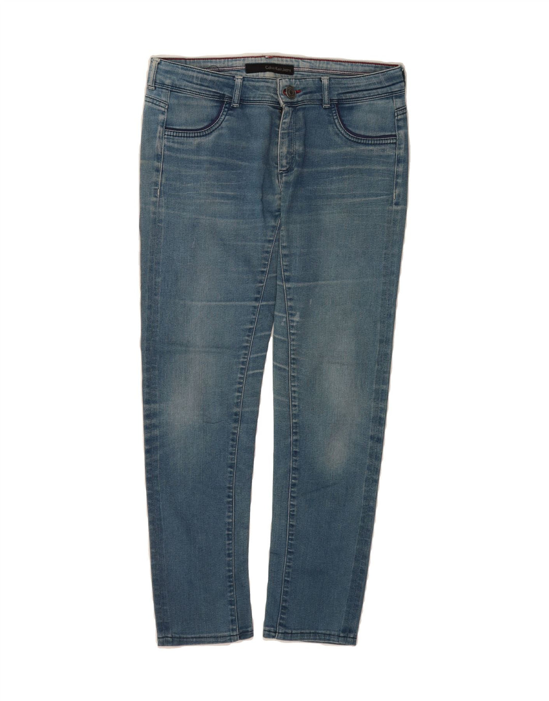 CALVIN KLEIN Womens Jegging Jeans W28 L26 Blue Vintage Calvin Klein and Second-Hand Calvin Klein from Messina Hembry 