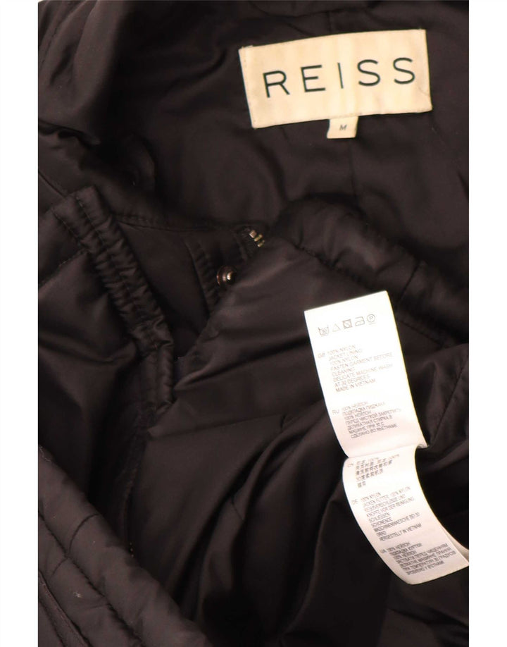 Jachetă matlasată Reiss pentru bărbați UK 38 Medium Black Nylon