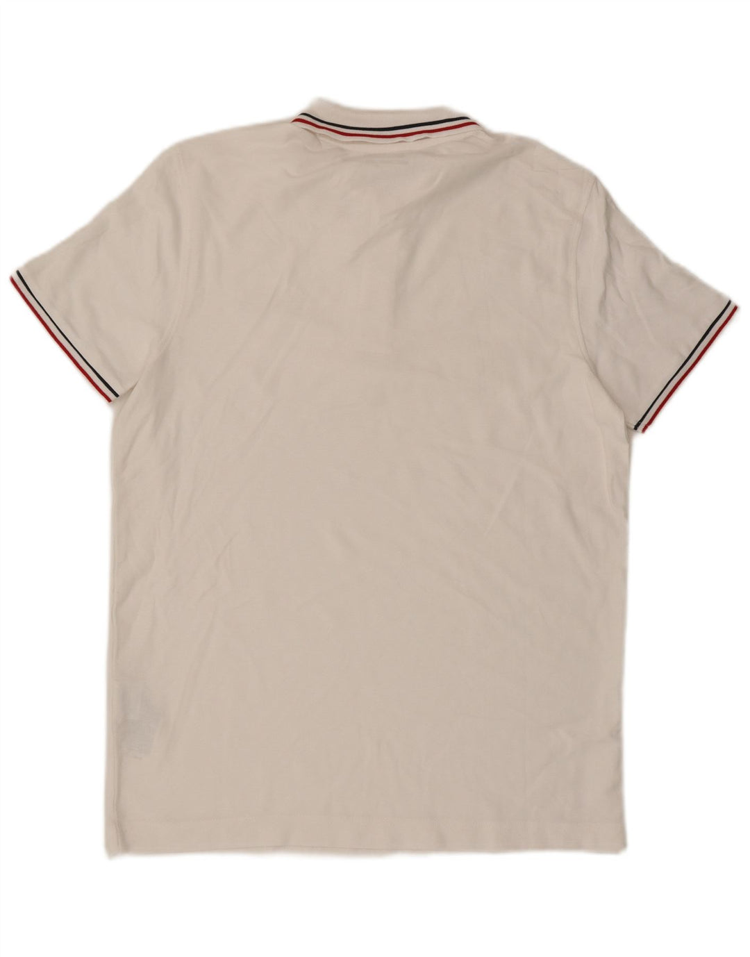 Tricou polo pentru bărbați Lotto, bumbac alb mediu