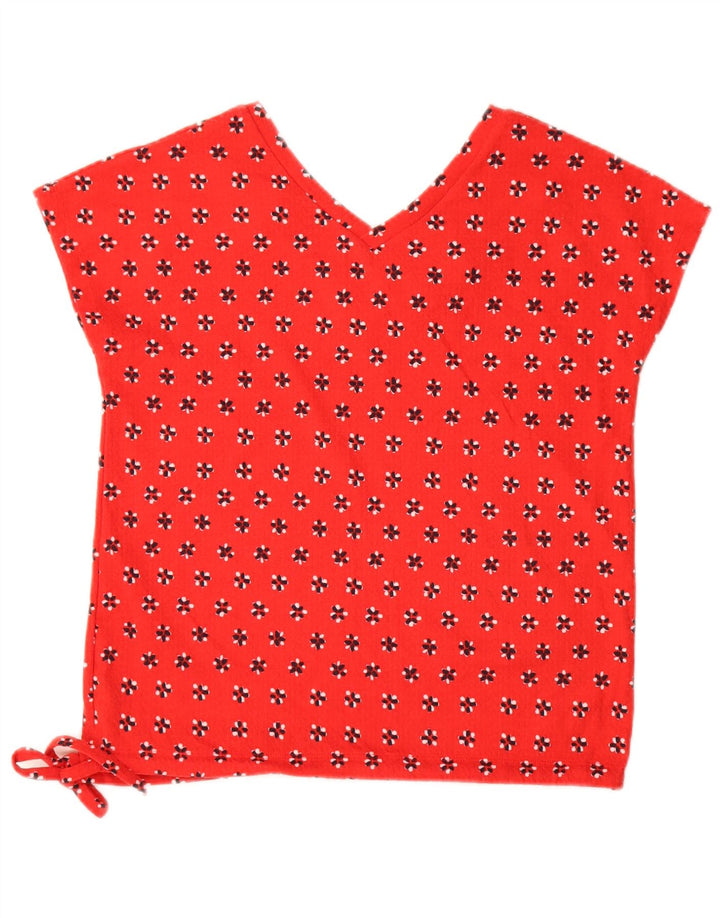 Bluză pentru femei Marks & Spencer UK 8 Small Red Floral Bumbac
