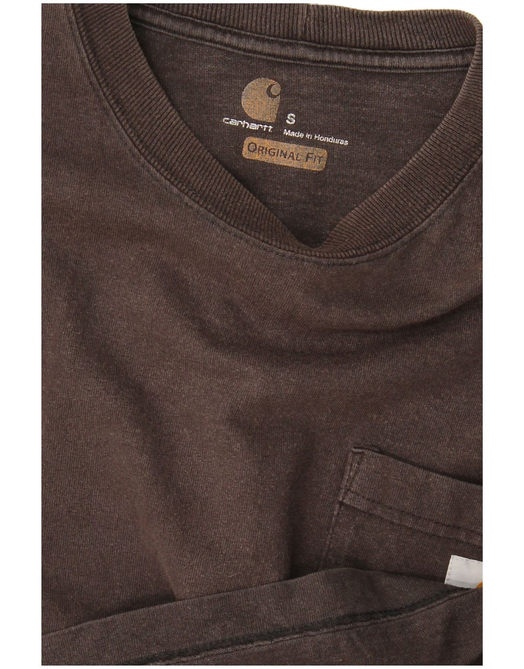 Carhartt pentru bărbați Original Fit Top cu mânecă lungă, gri mic