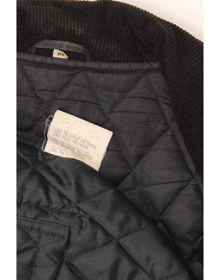 Jachetă matlasată Brugi pentru bărbați UK 38 Medium Black Poliamidă