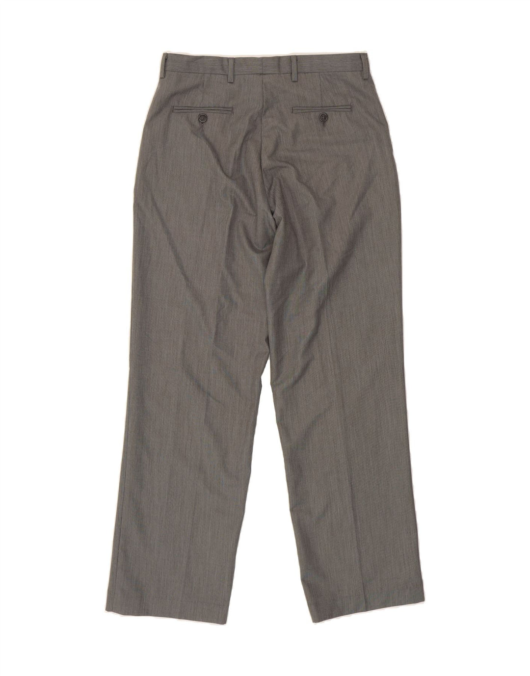 CALVIN KLEIN Womens Straight Suit Trousers W30 L30  Grey Polyester Vintage Calvin Klein and Second-Hand Calvin Klein from Messina Hembry 
