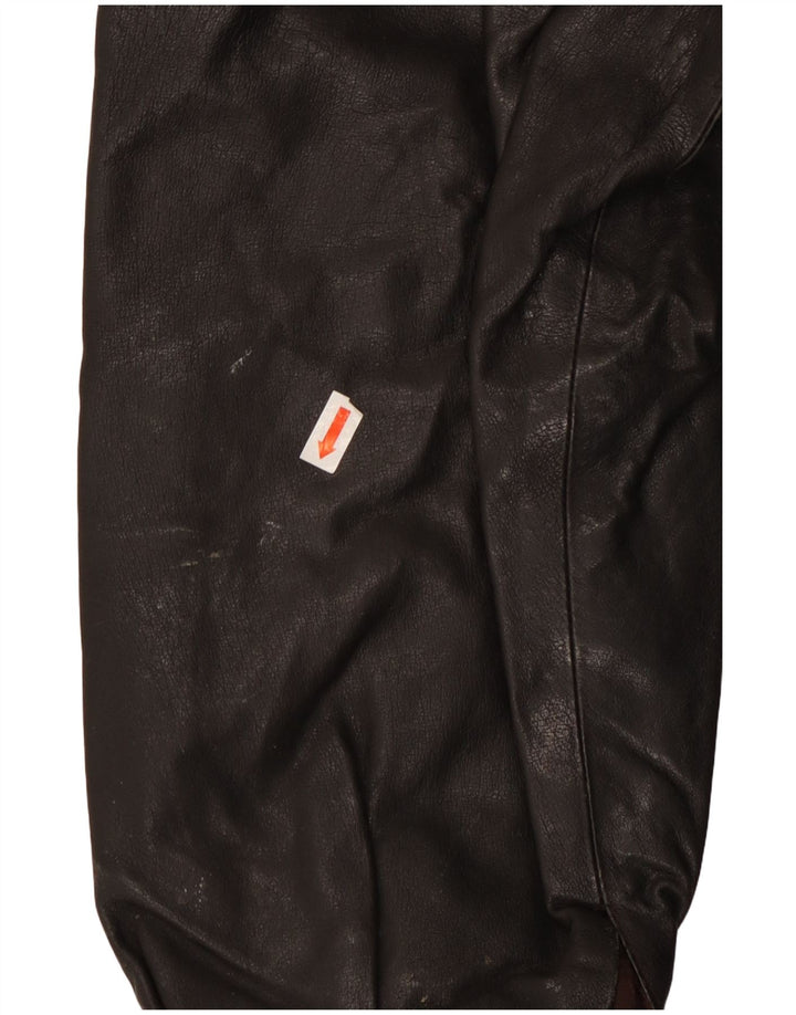 Jachetă din piele pentru bărbați C&A IT 58 4XL din piele maro