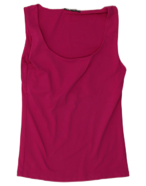 Vest Vest Top Femei Zara UK 12 Roz Mediu