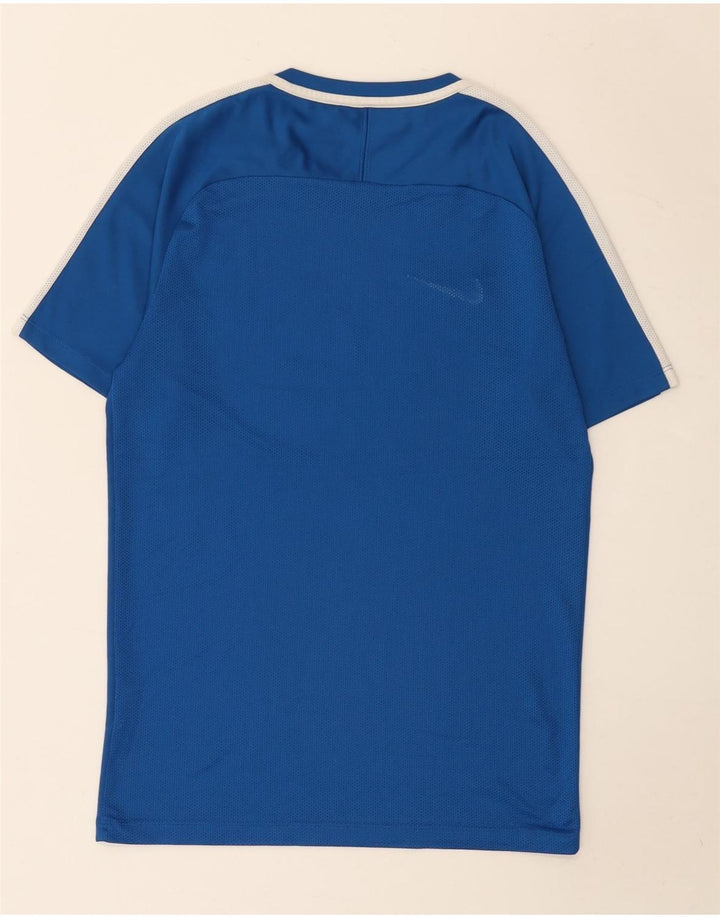 Tricou pentru bărbați Nike Dri Fit Top mic, albastru, poliester color bloc