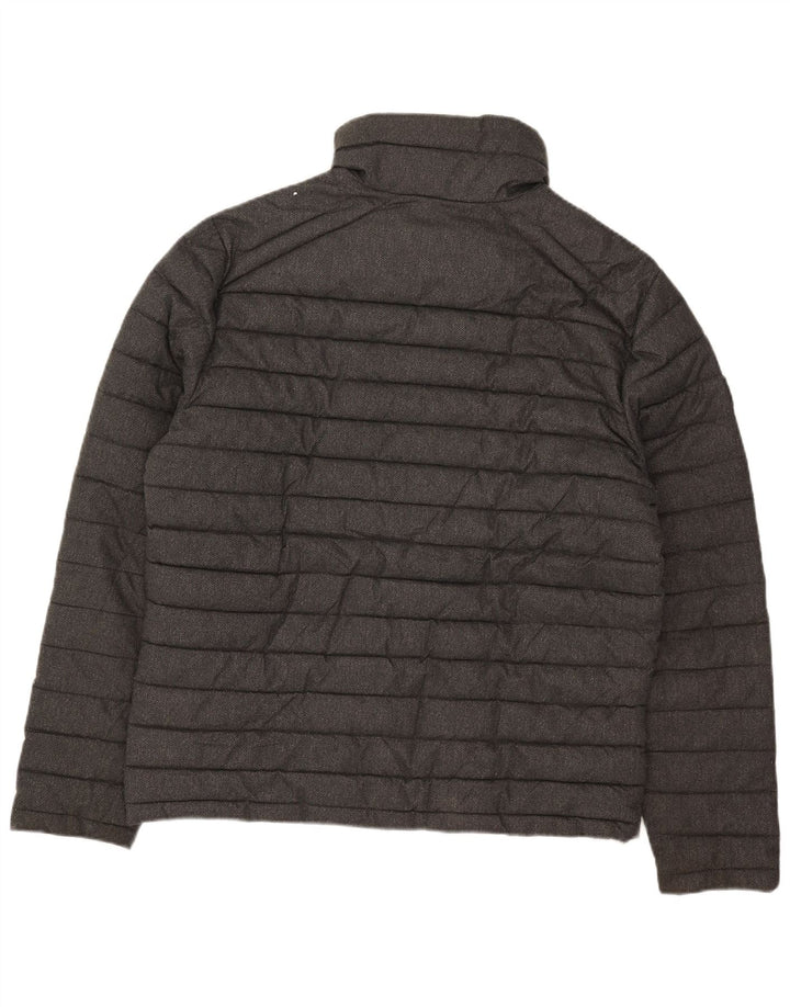 Jachetă căptușită pentru bărbați Superdry UK 42 XL Gri din poliester în spinare