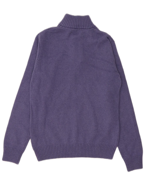 Îmbrăcăminte pentru echipaj Pulover pentru bărbați cu gât cu nasturi XS Lână de miel violet