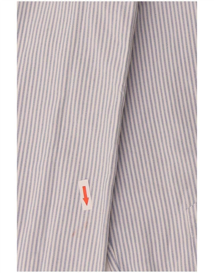 Cămașă pentru bărbați Ralph Lauren, de culoare clasică, din bumbac cu dungi albastre medii