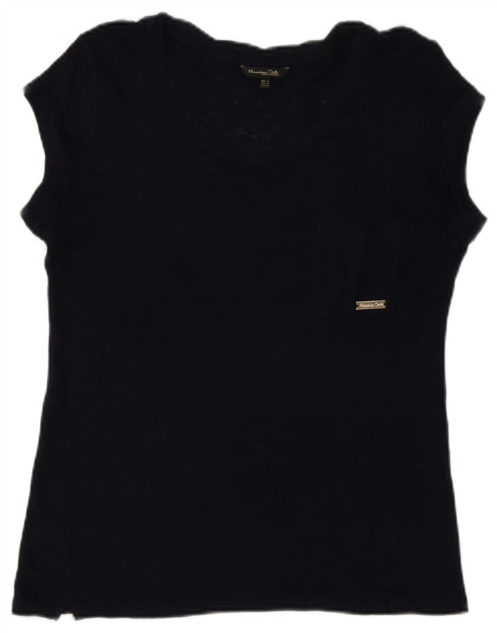 Massimo Dutti Tricou pentru femei Top UK 12 Medium Bleumarin