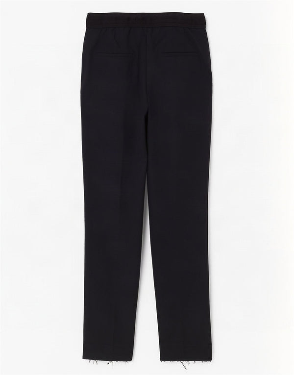Zara Womens Slim Chino Trousers Medium W28 L28 Navy Blue Cotton