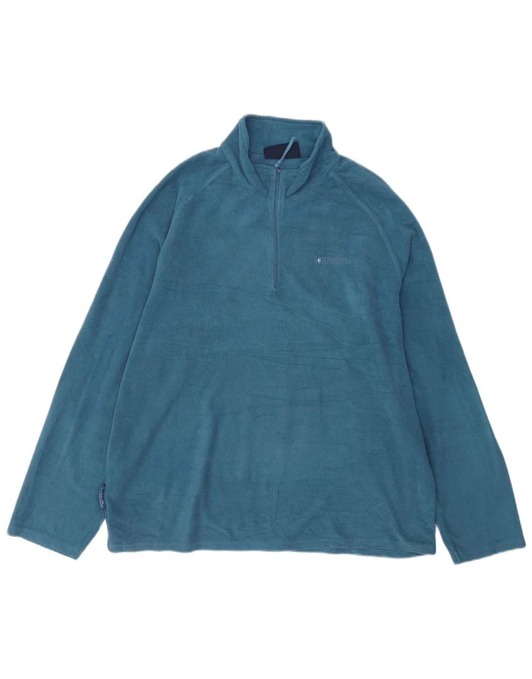 Pulover pentru bărbați Mountain Warehouse, cu fermoar și gât, XL, poliester, albastru