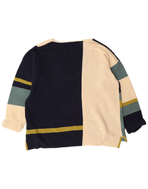 WHITE STUFF Pulover de damă cu gât de barcă UK 18 XL Multicolor