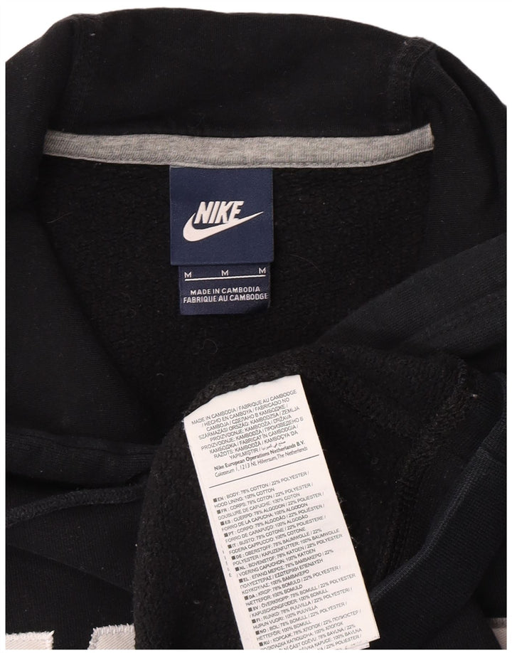 Pulover Nike Grafic pentru bărbați, bumbac mediu negru