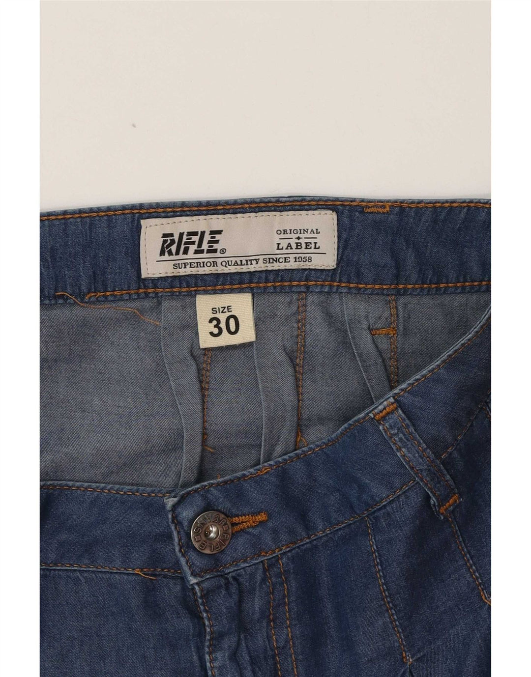 Fusta de blugi pentru femei Rifle W30 Medium Blue