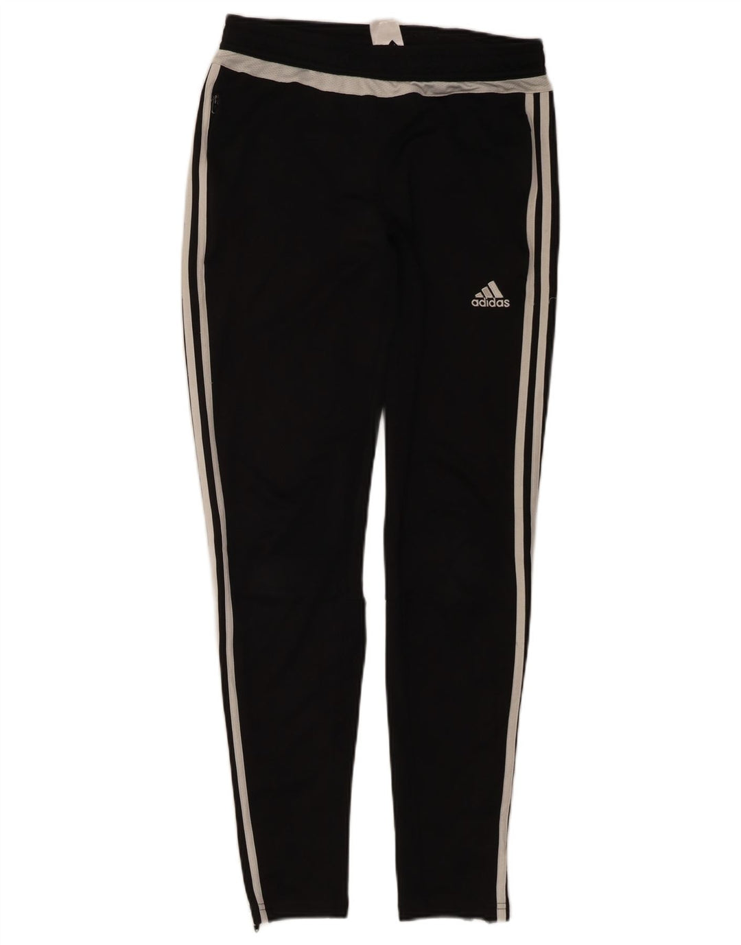 Pantaloni de trening Climacool ADIDAS pentru femei UK 8/10 Poliester negru mic