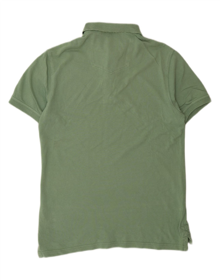 FAT FACE Tricou polo pentru bărbați, bumbac verde mediu