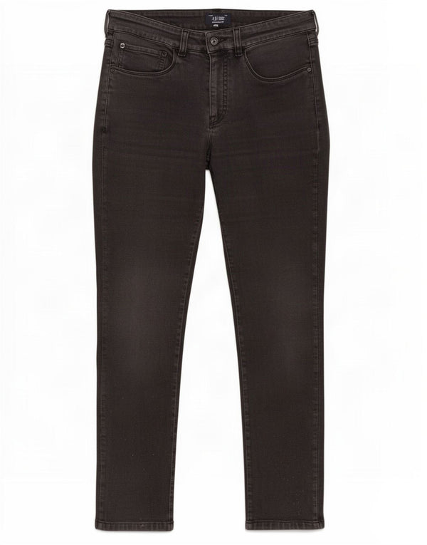 Armani Womens Slim Jeans W27 L28 Black Cotton
