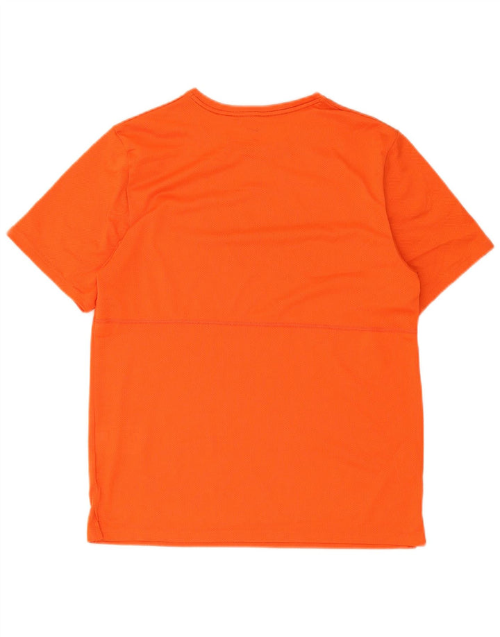 Tricou grafic Nike Dri Fit pentru bărbați Top poliester portocaliu mediu