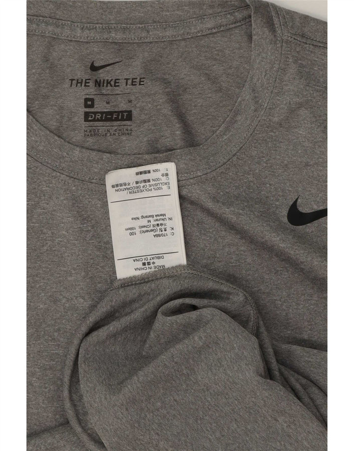 Tricou Nike Dri Fit pentru bărbați Top Medium Gri Poliester