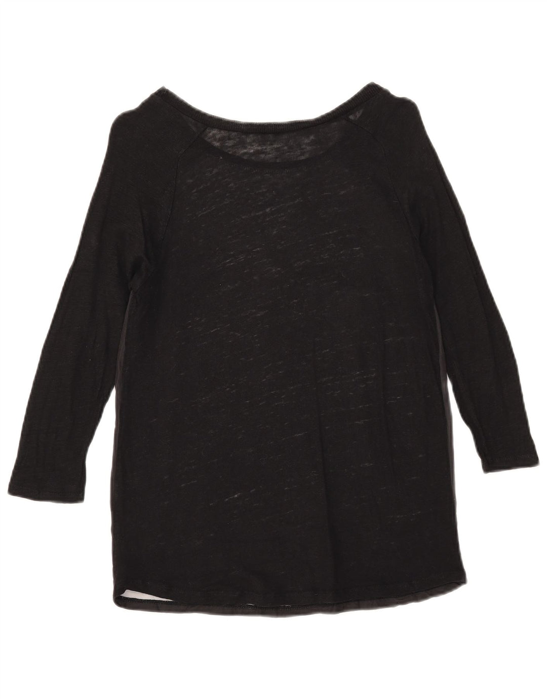 Top cu grafic pentru femei Zara, cu mâneci 3/4 UK 12 Medium Black Floral