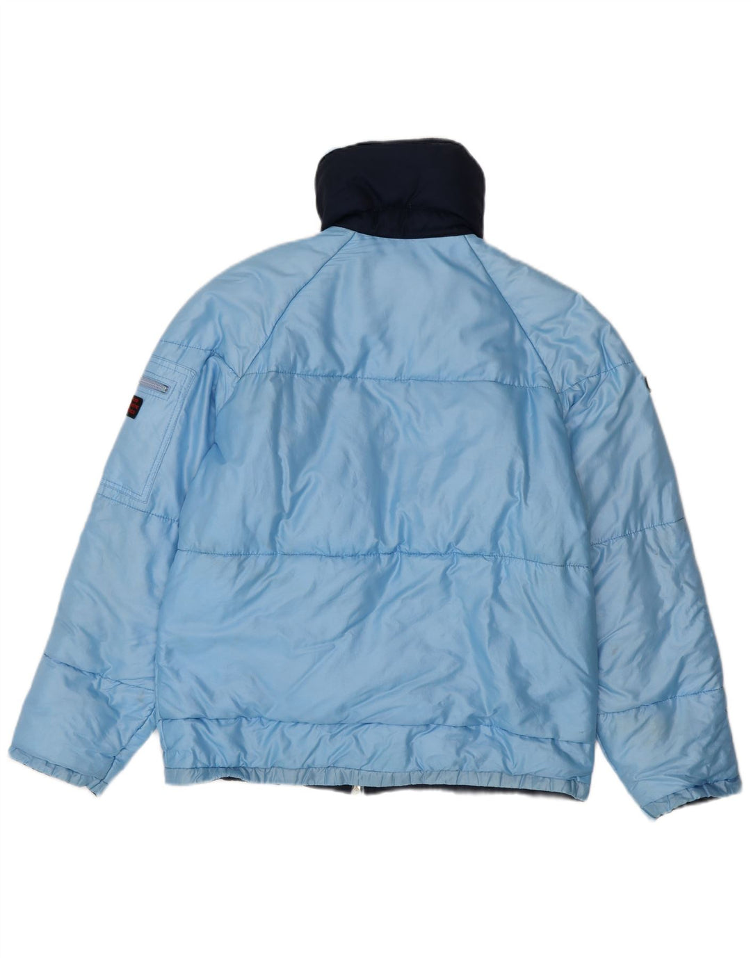 Jachetă căptușită vintage pentru bărbați UK 38 Medium Blue