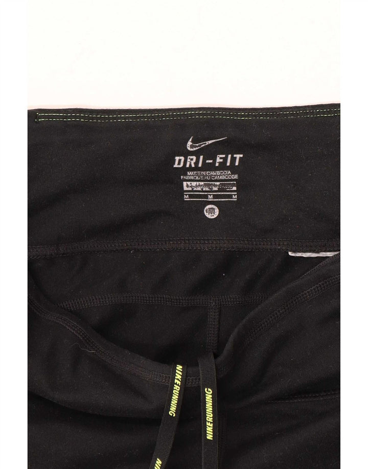Leggings Capri Nike Dri Fit pentru femei UK 14 Medium Black