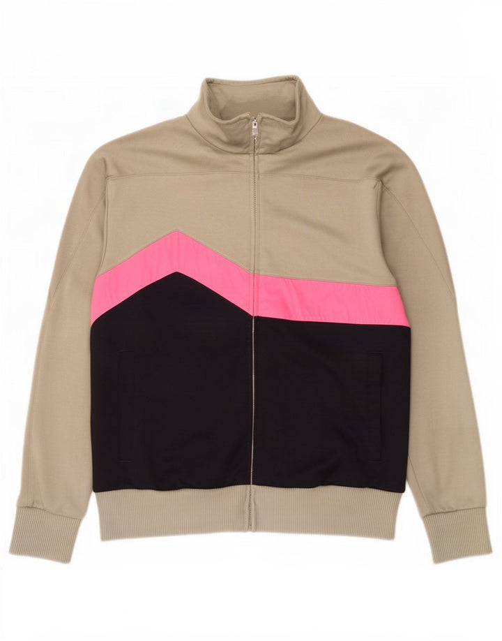 Jachetă de trening Umbro pentru bărbați, mare, kaki, color block, bumbac