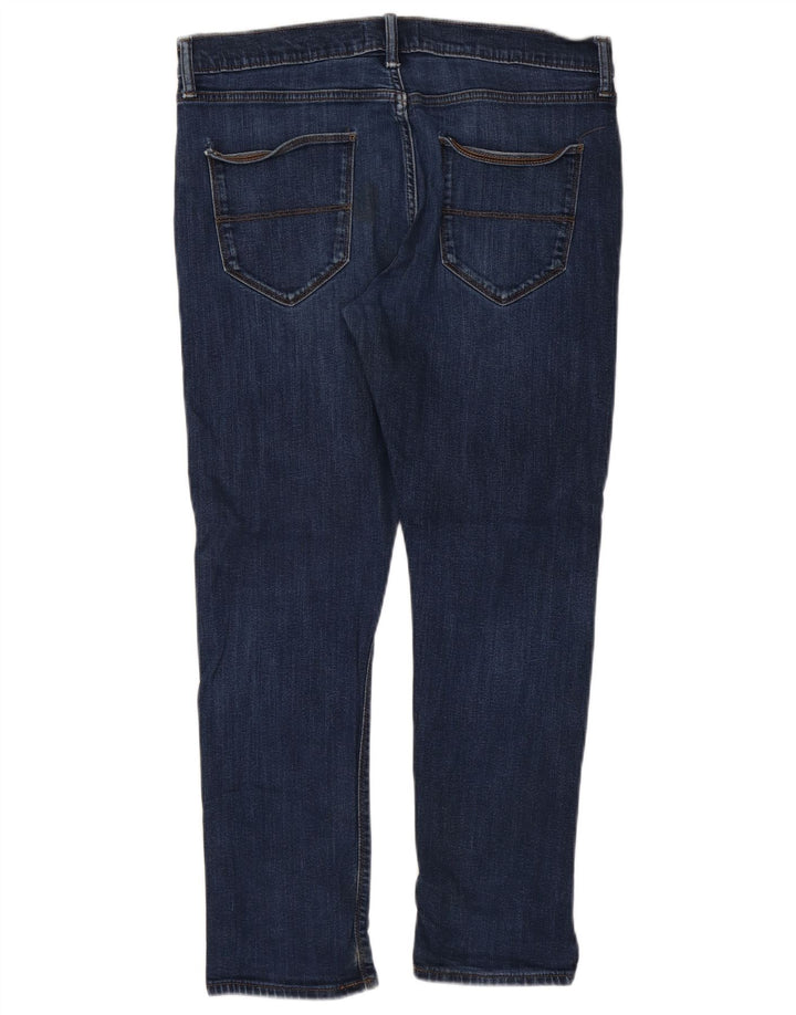 Blugi slim pentru bărbați Marks & Spencer W34 L29 Bumbac albastru
